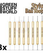 GSW: sochárske guľôčkové nástroje (Stylus Ball Tools set)